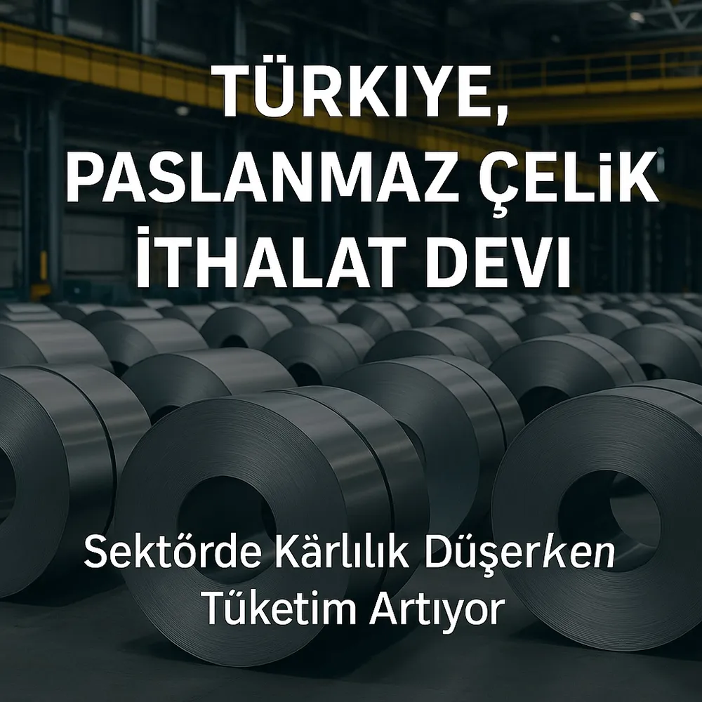 Türkiye, Paslanmaz Çelikte İthalat Devi: Sektörde Kârlılık Düşerken Tüketim Artıyor