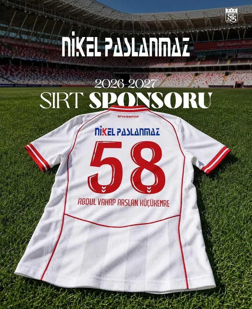 Nikel Paslanmaz Sivasspor’un Sırt Sponsoru Oldu